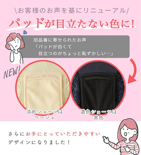 LAVIENNE（ラヴィエンヌ）の「【５色組】新・旅のお供にこれ１枚！お腹すっきり安心ショーツ（安心ショーツ）」｜詳細画像