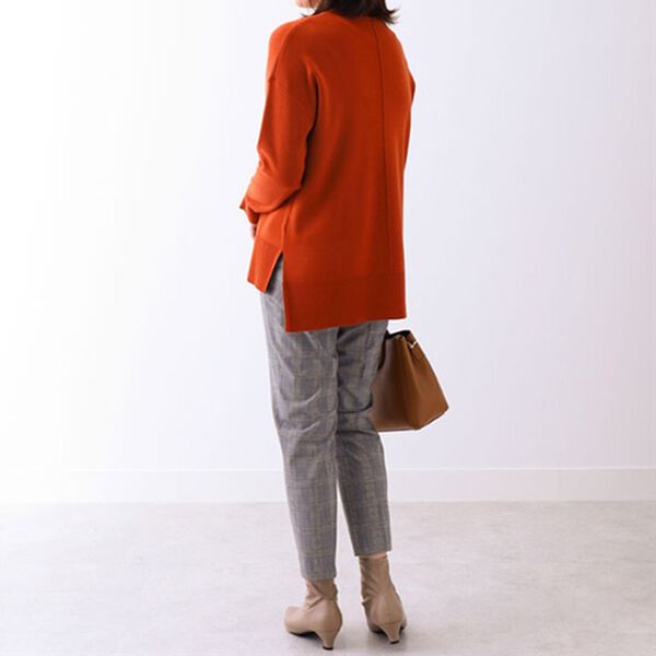 BELLUNA（ベルーナ）の「袖スリットデザインニットプルオーバー（ニット・セーター）」｜詳細画像