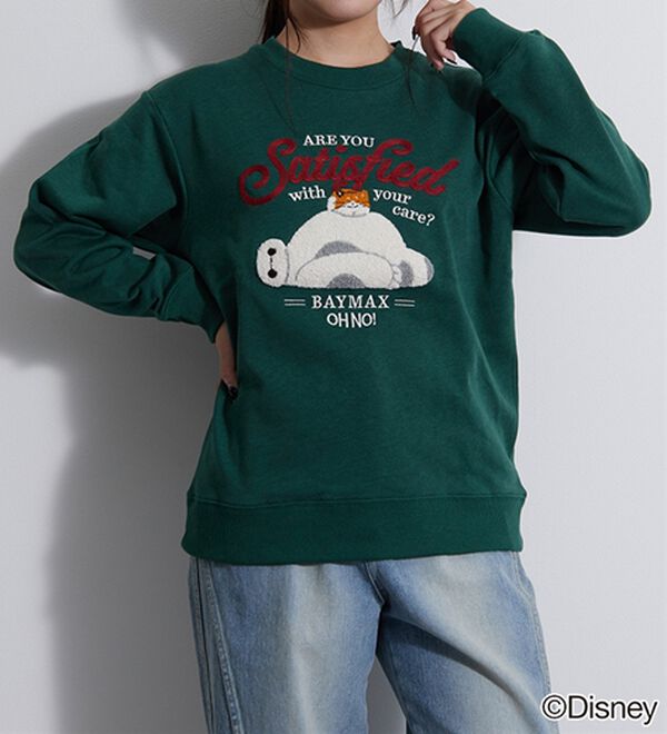BELLUNA（ベルーナ）の「＜Ｄｉｓｎｅｙ＞【ベイマックス】さがら刺しゅう裏毛トレーナー（カットソー）」｜詳細画像