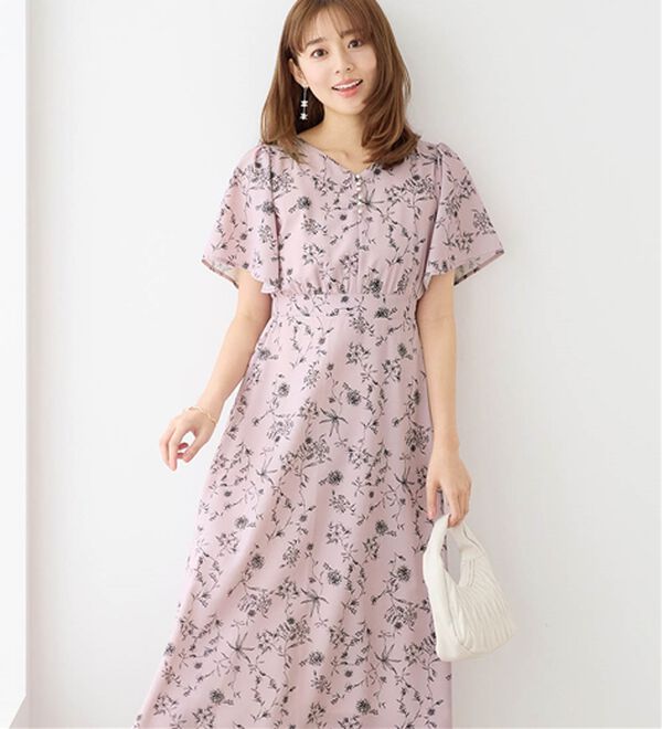 お客様企画】欲しいが詰まったひんやり花柄ワンピース - ベルーナ【公式】 