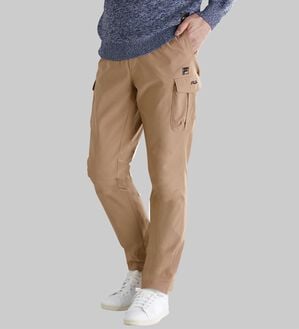 「＜フィラ＞裏起毛ウエストイージーカーゴパンツ（メンズフルレングスパンツ）」｜詳細画像