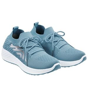 BELLUNA（ベルーナ）の「【チラシ掲載】サイドポイント軽量ニットスニーカー（スニーカー）」｜ブルー