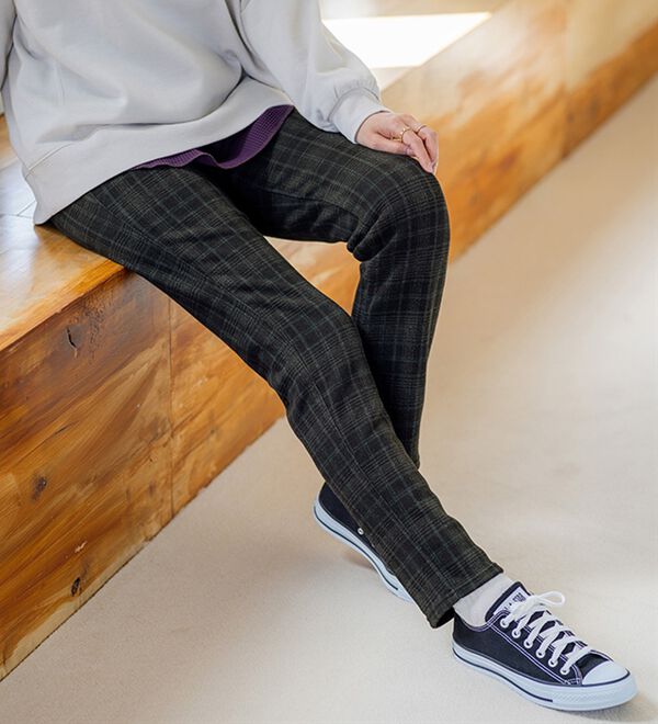 BELLUNA（ベルーナ）の「【あったか仕様♪】すっきり見え！裏ファーパンツ（フルレングスパンツ）」｜詳細画像