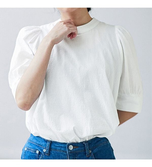 綿100％サラポコバックリボンブラウス - ベルーナ【公式】