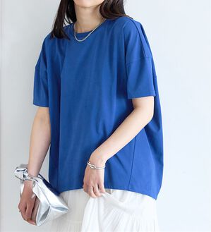 BELLUNA（ベルーナ）の「シュッと体型カバー！コクーンTシャツ（カットソー）」｜詳細画像