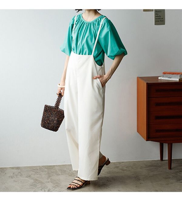 GeeRA（ジーラ）の「パフスリーブギャザーブラウス（ブラウス）」｜詳細画像