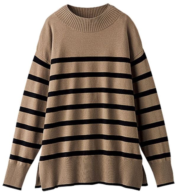 BELLUNA（ベルーナ）の「もちもち素材ハイネックニットプルオーバー（ニット・セーター）」｜詳細画像