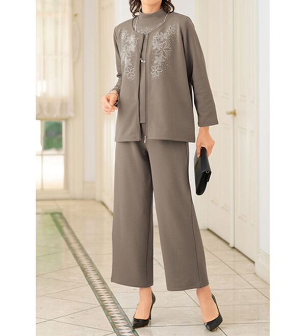 ルフラン（ルフラン）の「【３点セット】ストーンデザイン３点セットスーツ＜エレミス＞（その他スーツ）」｜詳細画像