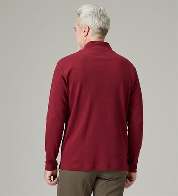 「＜ゴールデンベア＞綿１００％ヒートハイネックシャツ（メンズＴシャツ）」｜詳細画像