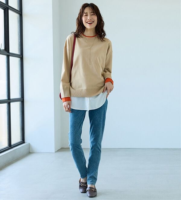 BELLUNA（ベルーナ）の「美ストレッチ素材レギンスパンツ【Ｐｒｉｍａ　Ｆｉｔ　Ｐａｎｔｓ】（スパッツ・レギンス）」｜詳細画像