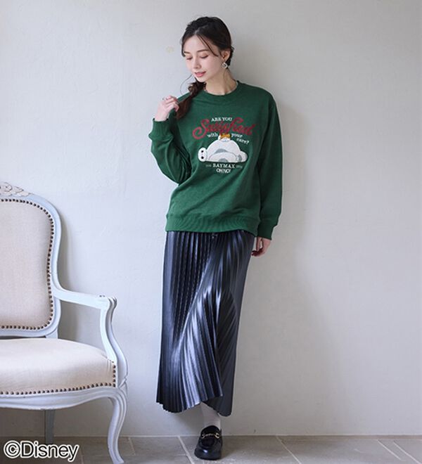 BELLUNA（ベルーナ）の「＜Ｄｉｓｎｅｙ＞【ベイマックス】さがら刺しゅう裏毛トレーナー（カットソー）」｜詳細画像