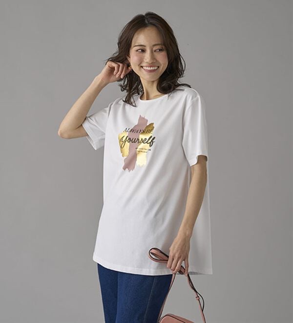BELLUNA（ベルーナ）の「一枚で着映えるデコラＴ（Tシャツ）」｜詳細画像