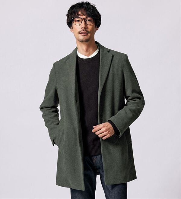 REMEN'S（リメンズ）の「メルトンチェスターコート（メンズコート）」｜詳細画像