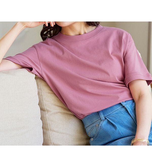 BELLUNA（ベルーナ）の「綿１００％大人顔サマ見えＴシャツ（Tシャツ）」｜詳細画像