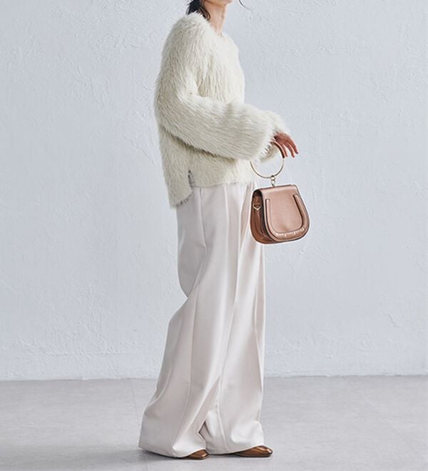 RANAN（ラナン）の「ロングフェザーシャギーニット（ニット・セーター）」｜詳細画像