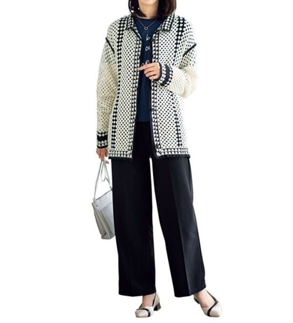 ルフラン（ルフラン）の「かぎ編み調ニットジャケット＜ミリート＞（その他ジャケット）」｜詳細画像