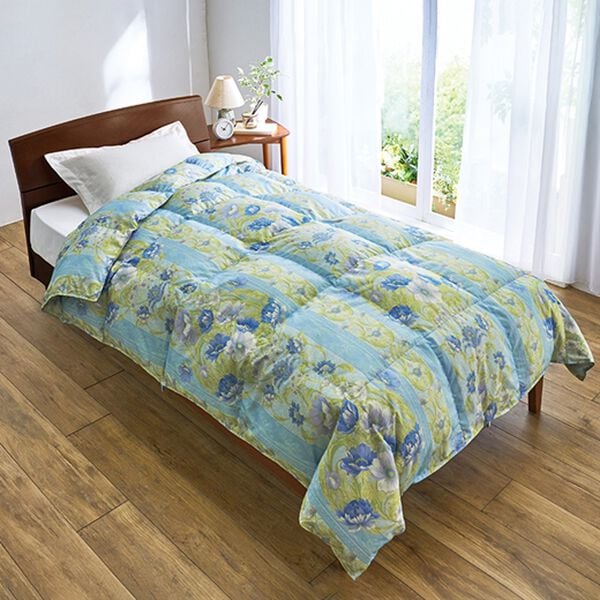 「＜丸八真綿＞日本製リサイクルダウン８５％使用羽毛肌掛布団（掛布団）」｜詳細画像