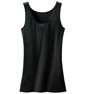 LAVIENNE（ラヴィエンヌ）の「【Ｓｉｌｋｙ　Ｆｉｔ】タンクトップ（肌着・インナーウェア）」｜ブラック