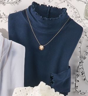 ルフラン（ルフラン）の「【ｋｉｒａｍｅｋ】着るだけＵＶコットンガーゼ（カットソー）」｜ネイビー