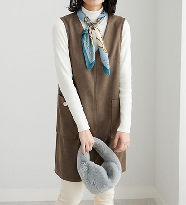 ★DELBA × AGNONA 　希少　XL　イタリア製　ロング　スカーフ柄★ ☆DELBA × AGNONA 希少 XL イタリア製 ロング スカーフ柄☆