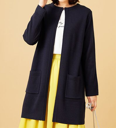 BELLUNA（ベルーナ）の「嬉しい機能付！ミラノリブカーディガン（ニットカーディガン）」