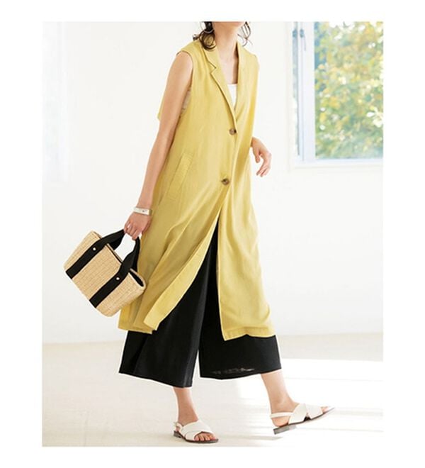 LAVIENNE（ラヴィエンヌ）の「スラブワイドパンツ（ワイドパンツ・ガウチョ）」｜詳細画像