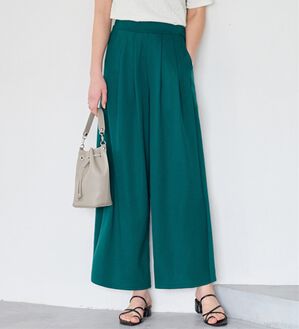 Viola e Viola（ヴィオラ エ ヴィオラ）の「楽ちんきれい美脚ワイドパンツ（ワイドパンツ・ガウチョ）」｜詳細画像