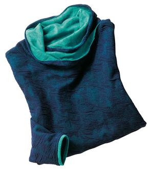 VINNO（ヴィノ）の「＜日本製＞ジャカードプルオーバー（カットソー）」｜ネイビー系