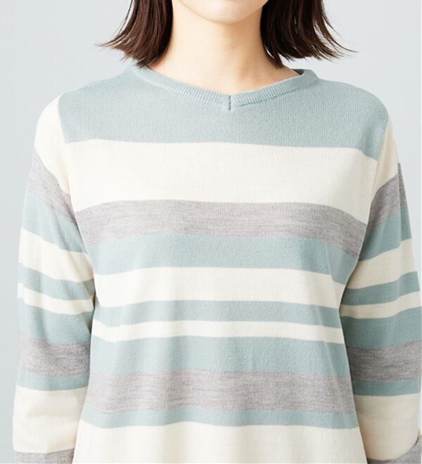 BELLUNA（ベルーナ）の「カシミヤタッチニットチュニック（チュニック）」｜詳細画像