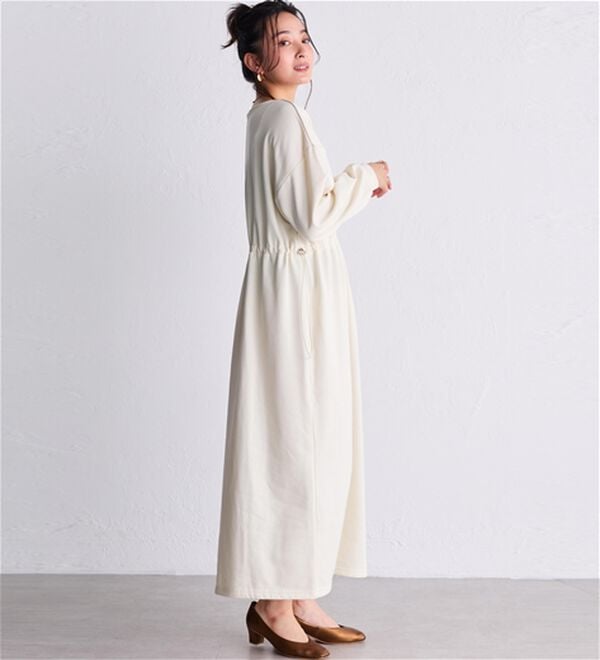 RANAN（ラナン）の「裏起毛！アンチピリング！ドロストワンピース（その他ワンピース）」｜詳細画像