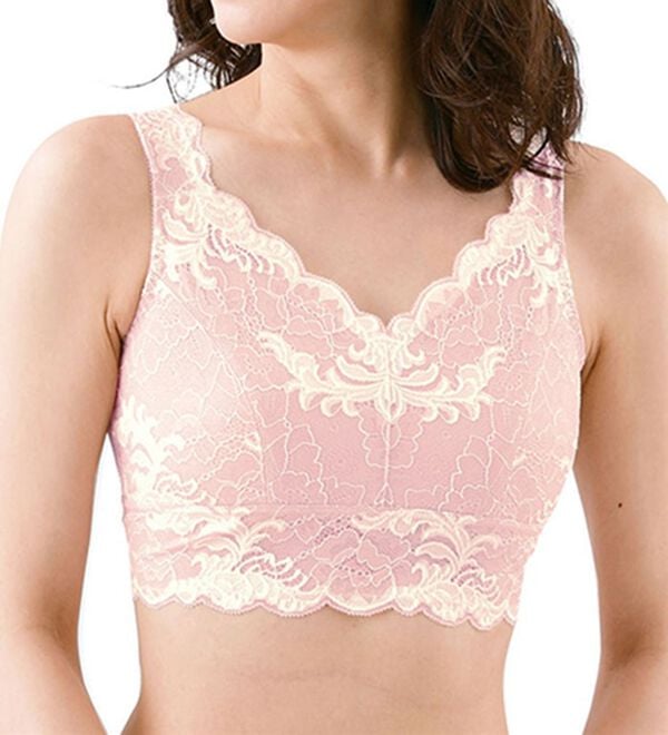 LAVIENNE（ラヴィエンヌ）の「【吸汗速乾】グラマーさんのフラットすっきりブラ（ブラジャー）」｜詳細画像