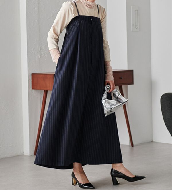 RANAN（ラナン）の「異素材デザインキャミワンピ（その他ワンピース）」｜詳細画像