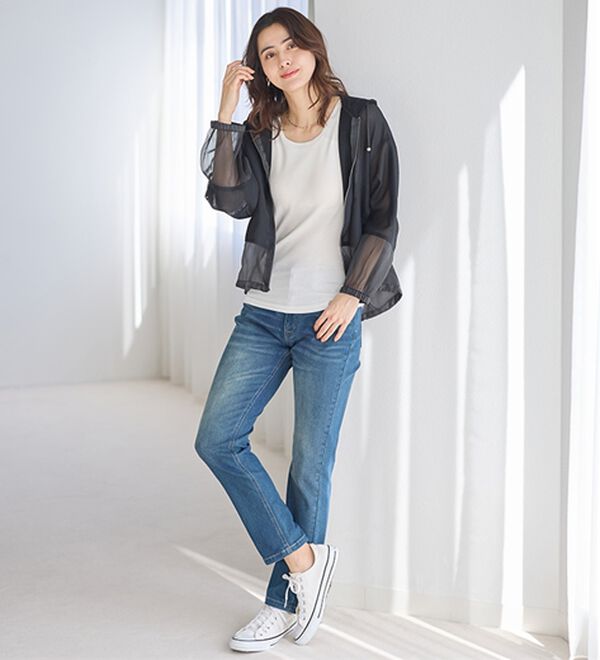 「【医師オススメ】ＵＶカット綿１００％カップ付タンクトップ＜カラフルコットン＞（肌着・インナーウェア）」｜詳細画像