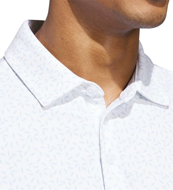 「＜ａｄｉｄａｓ＞ゴルフ　リーフモチーフ半袖シャツ（メンズシャツ）」｜詳細画像