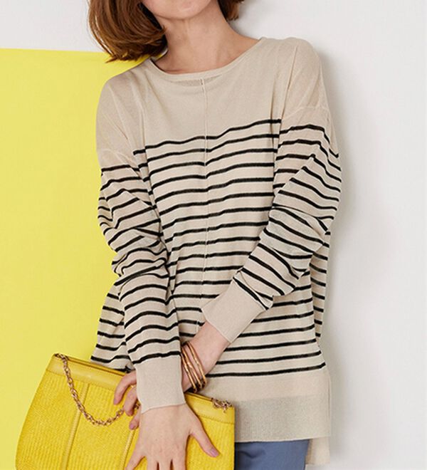 BELLUNA（ベルーナ）の「サラッと爽快！シアー素材ゆったりアンサンブル（アンサンブル）」｜詳細画像