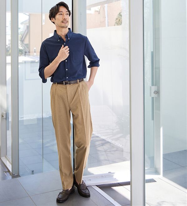 REMEN'S（リメンズ）の「サラッと快適イージースラックス（メンズスラックス）」｜詳細画像