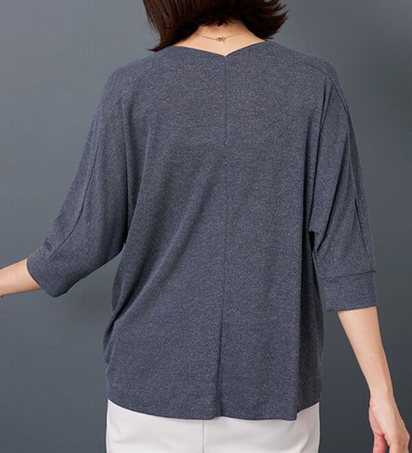 BELLUNA（ベルーナ）の「ラメ調ドルマンプルオーバー（カットソー）」｜詳細画像