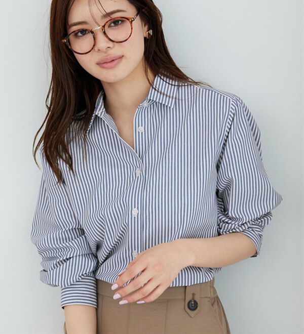 BELLUNA（ベルーナ）の「《快適Ｌａｂ．》イージーケア！コットンタッチシャツ（シャツ）」｜詳細画像