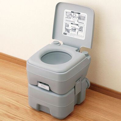「本格派ポータブル水洗トイレ（防災グッズ・防犯グッズ）」