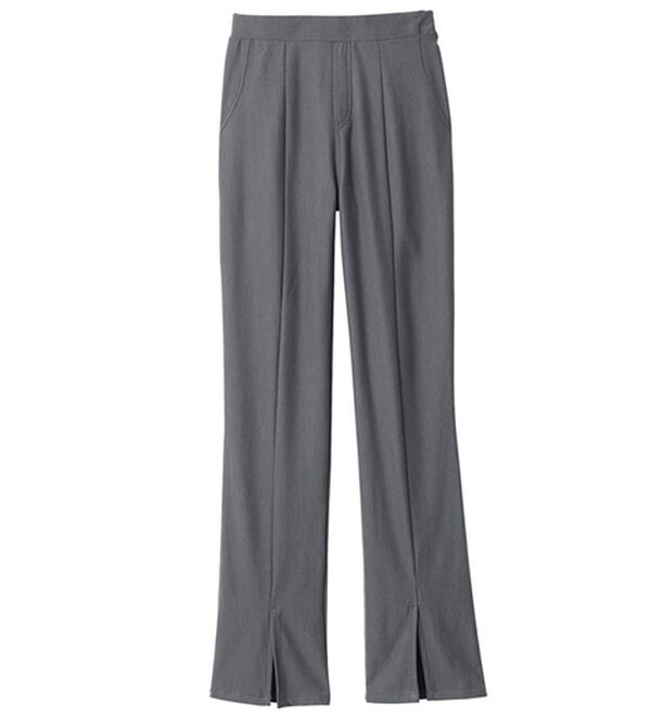 RANAN（ラナン）の「ひんやり！デニム調スリットパンツ（フルレングスパンツ）」｜詳細画像