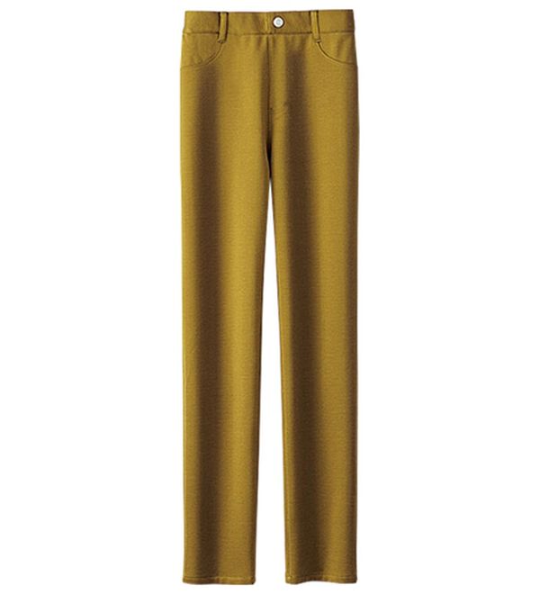 BELLUNA（ベルーナ）の「防風&times;ストレッチ素材ストレートパンツ（フルレングスパンツ）」｜詳細画像