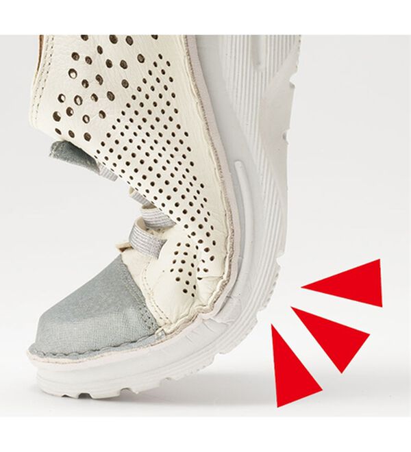 ルフラン（ルフラン）の「ｔｏ　ｂｅ　ｃｏｎｔｉｎｕｅｄ　厚底パンチングスニーカー（スニーカー）」｜詳細画像