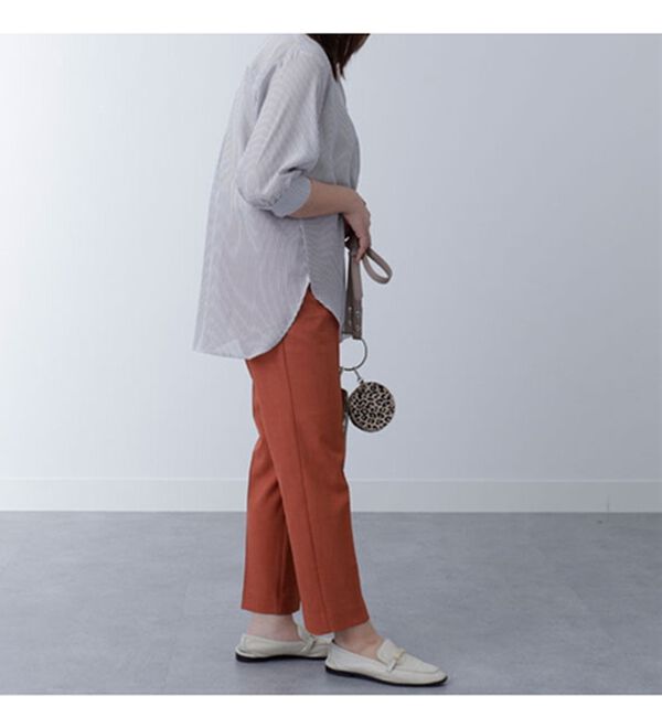 BELLUNA（ベルーナ）の「シアーストライプ素材シャツチュニック（シャツ）」｜詳細画像