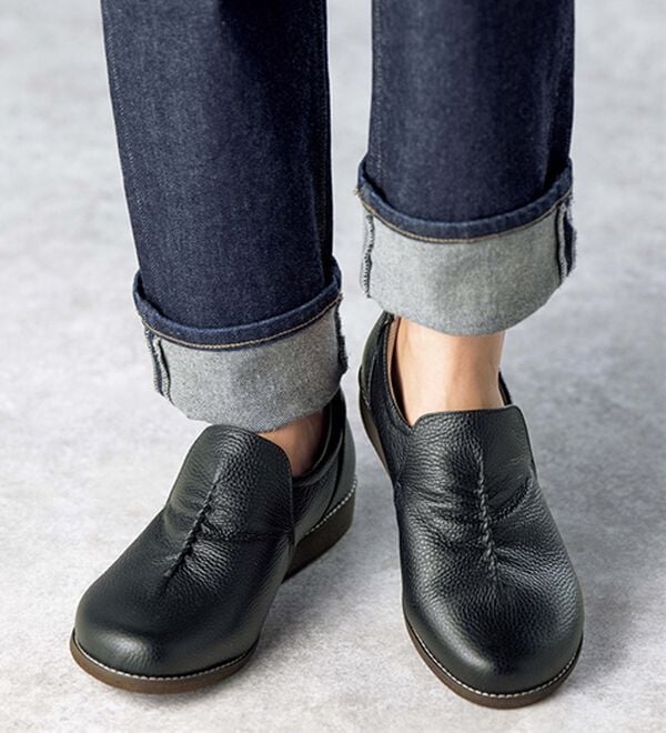 ルフラン（ルフラン）の「メディフィット５Ｅギャザーウォーキング（フラットシューズ）」｜詳細画像