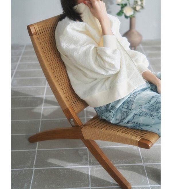 RANAN（ラナン）の「ぽこぽこ素材ボリューム袖ブルゾン（ブルゾン）」｜詳細画像