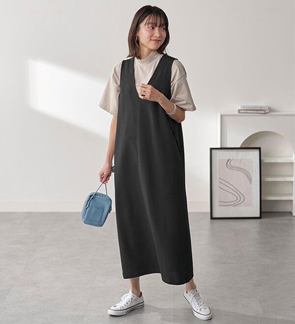 BELLUNA（ベルーナ）の「≪ＨｕｇＲｅａｍコットンＣｏｏｌ≫ひんやりハイネックプルオーバー（カットソー）」｜詳細画像