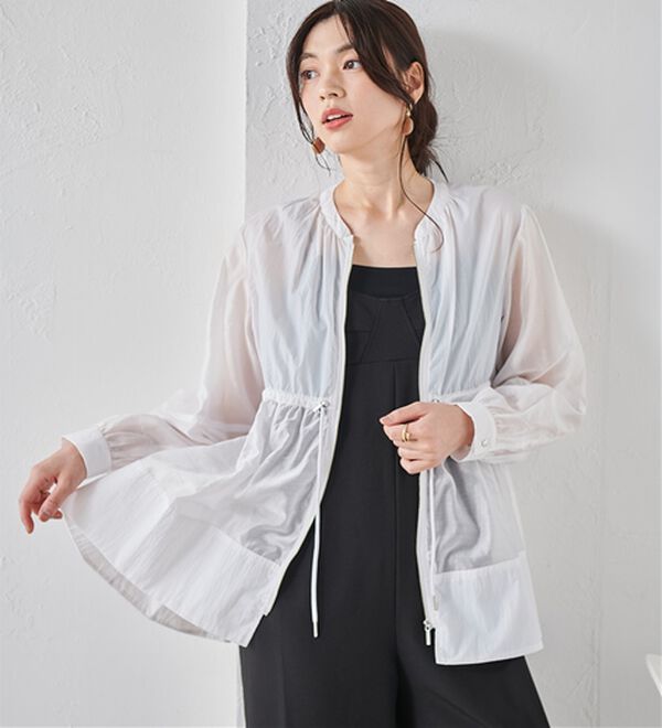 RANAN（ラナン）の「シアー切替ブルゾン（ブルゾン）」｜詳細画像