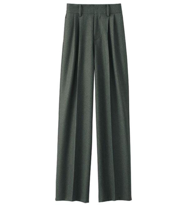 BELLUNA（ベルーナ）の「静電気防止加工！タックデザインワイドパンツ（ワイドパンツ・ガウチョ）」｜詳細画像