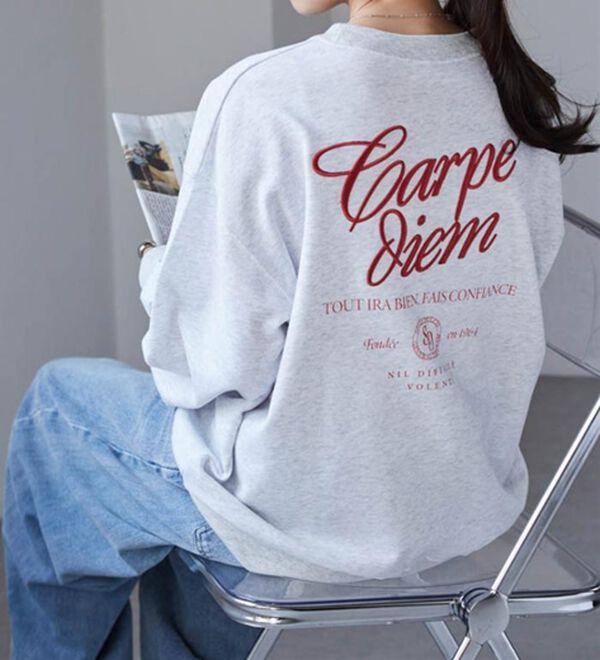 RANAN（ラナン）の「バックロゴ刺しゅうスウェット（トレーナー・スウェット）」｜詳細画像