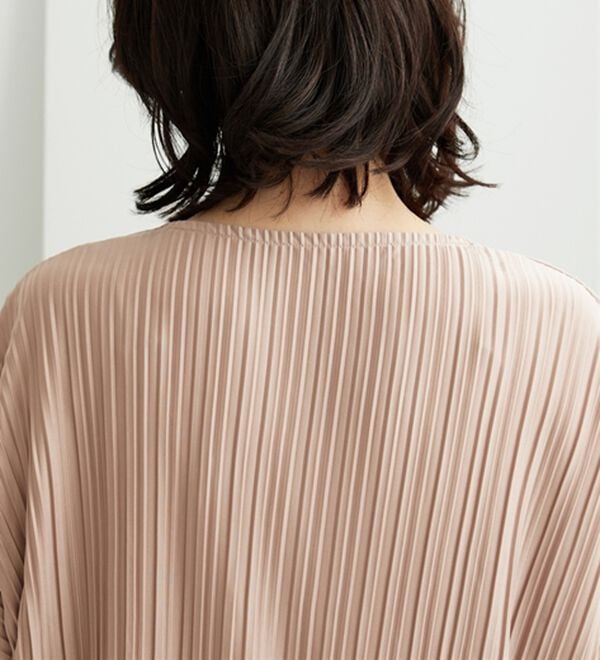 BELLUNA（ベルーナ）の「ゆったり快適プリーツチュニック（チュニック）」｜詳細画像